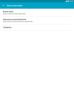 Pulsa la red deseada.Pasados unos segundos la pantalla muestra si puedes acceder a la red seleccionada.