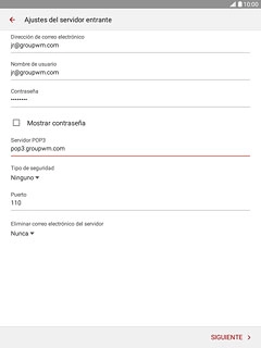 Pulsa la lista desplegable bajo 