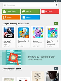 Para buscar según el nombre:Pulsa Google play.