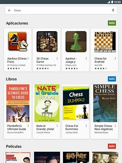 Pulsa la app deseada.