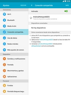 Pulsa el indicador junto a 