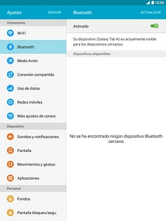 Pulsa el indicador junto a 