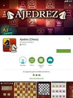 Para comprar una app:Pulsa el precio.