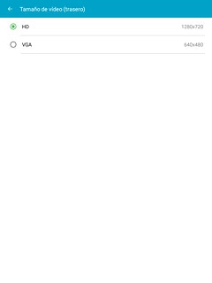 Pulsa la resolución deseada.