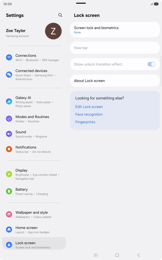 Press the Home key to return to the home screen.