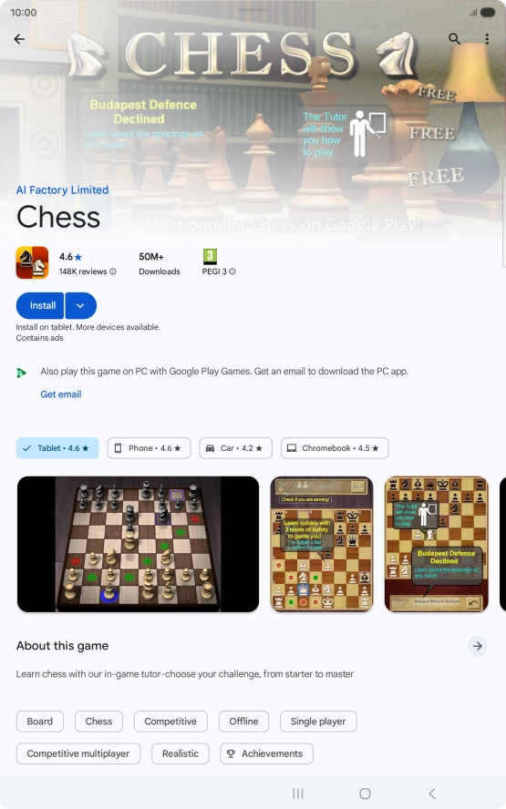 Press the Home key to return to the home screen.