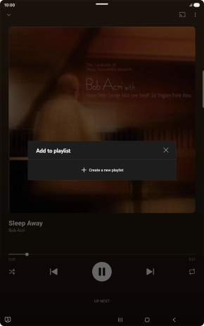 Press Create a new playlist.
