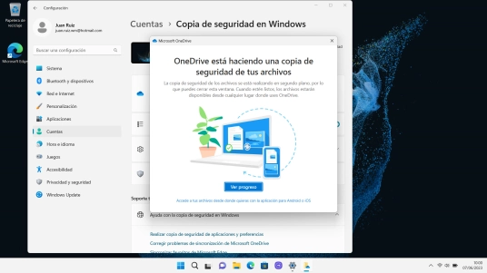 Haz clic en el icono de cerrar.