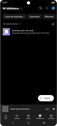 Pulsa la lista desplegable.