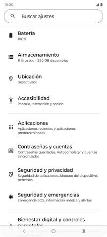 Pulsa Contraseñas y cuentas.