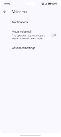 Press Advanced Settings. Press Advanced Settings.
