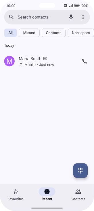 Press and hold the required number. Press and hold the required number.