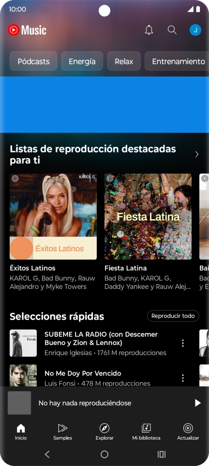 Pulsa Mi biblioteca.