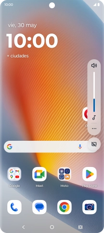 Pulsa el icono de modo de sonido las veces que sean necesarias para activar o desactivar el modo silencioso.