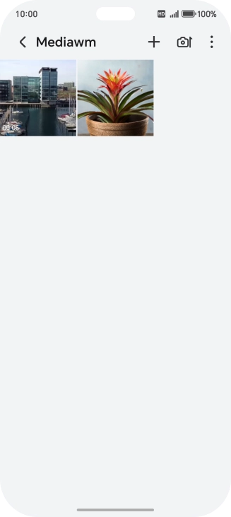 Press and hold any picture or video.