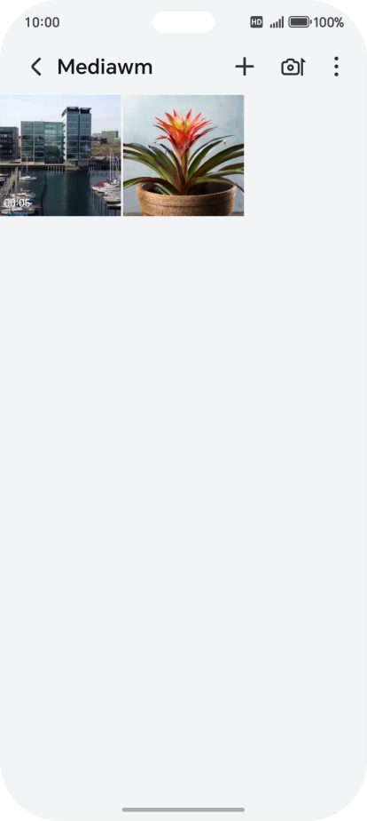 Press and hold any picture or video.