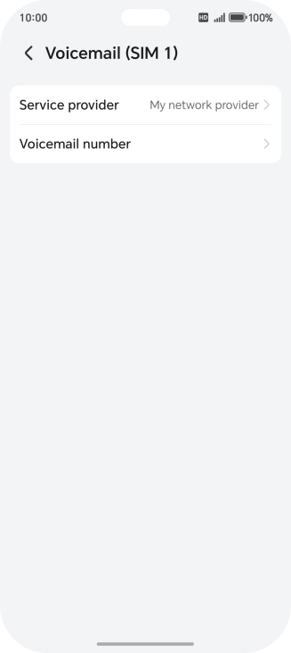 Press Voicemail number. Press Voicemail number.