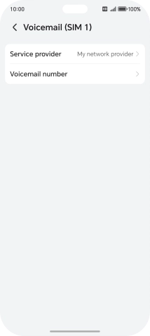 Press Voicemail number. Press Voicemail number.