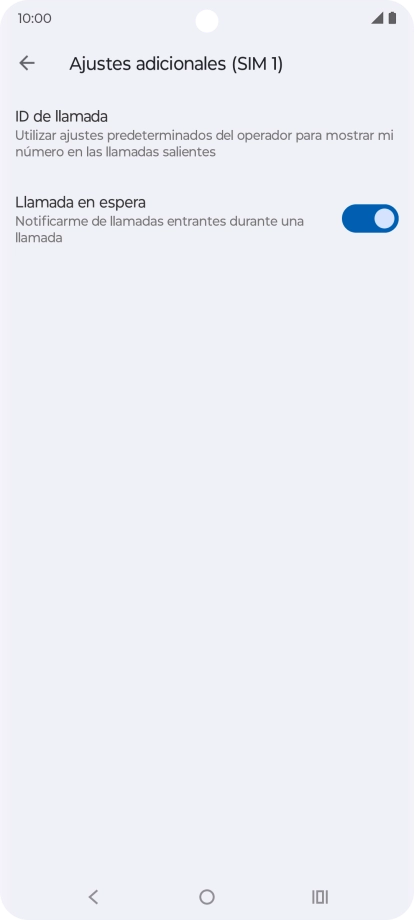 Pulsa el indicador junto a 