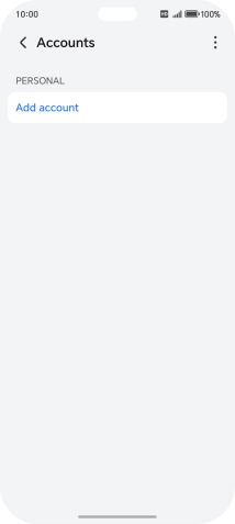 Press Add account. Press Add account.