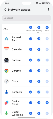 Press the field in the 