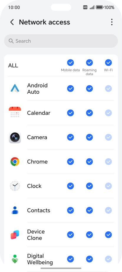 Press the field in the 