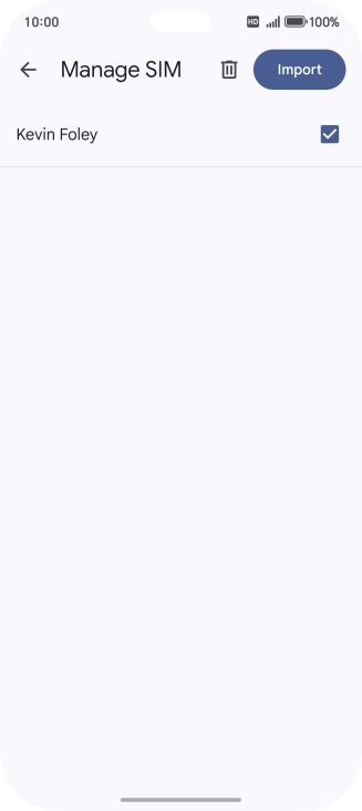 Press the fields next to the required contacts to select them. Press the fields next to the required contacts to select them.