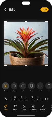 Press AI Eraser and follow the instructions on the screen to use the function. Press AI Eraser and follow the instructions on the screen to use the function.