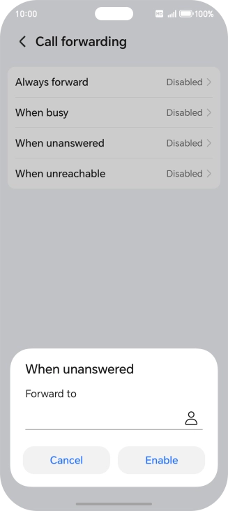 Key in +447836121121 and press Enable. Key in +447836121121 and press Enable.