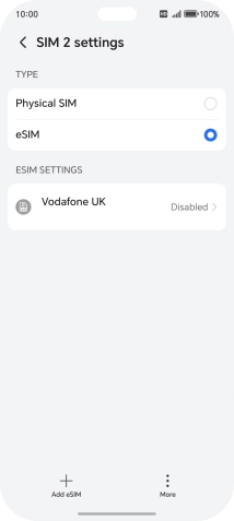Press the required price plan. Press the required price plan.