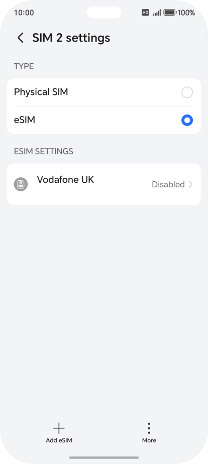 Press the required price plan. Press the required price plan.