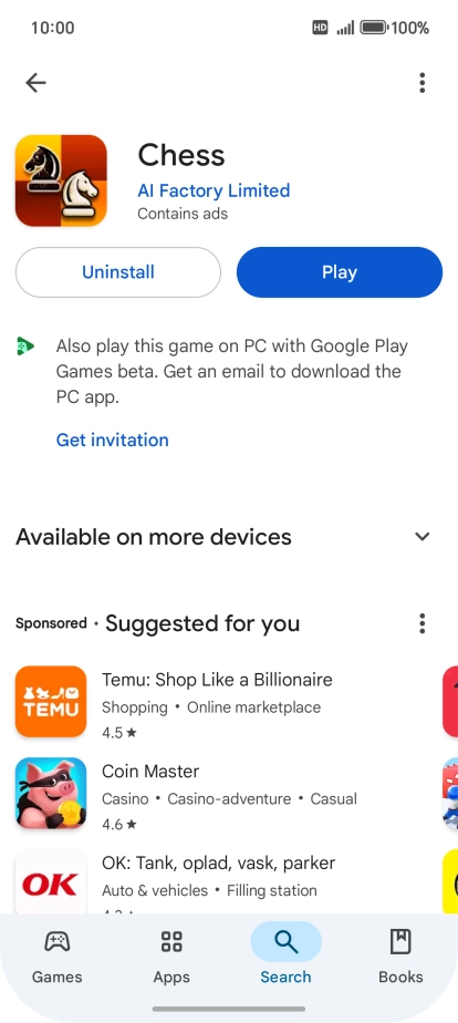 Slide your finger upwards starting from the bottom of the screen to return to the home screen.