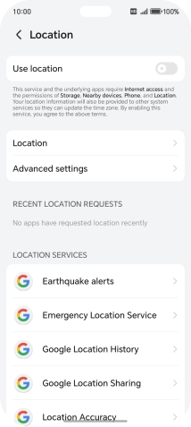 Press the indicator next to Press the indicator next to