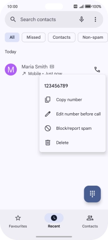Press Block/report spam. Press Block/report spam.