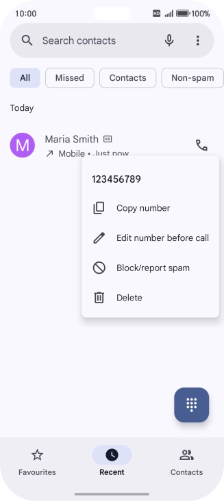 Press Block/report spam. Press Block/report spam.