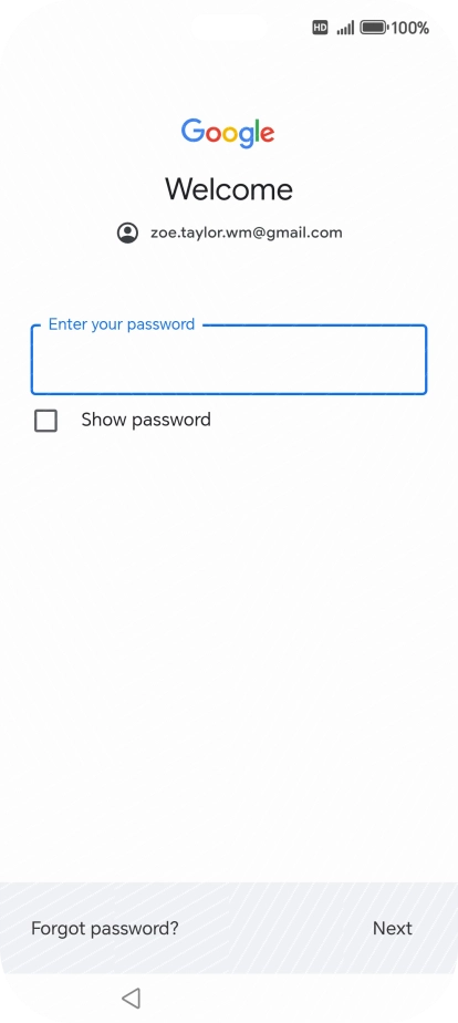 Press the field below 