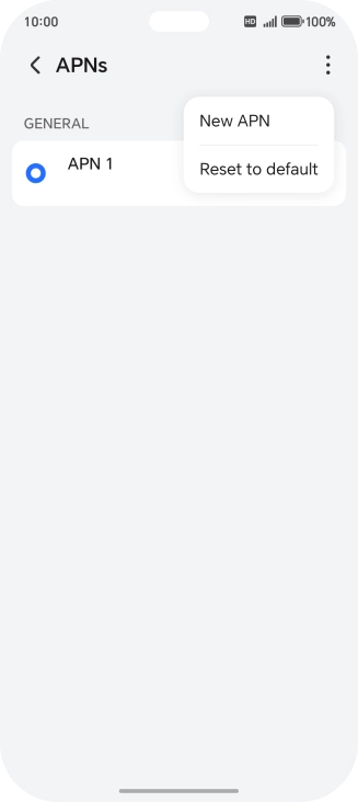 Press New APN.