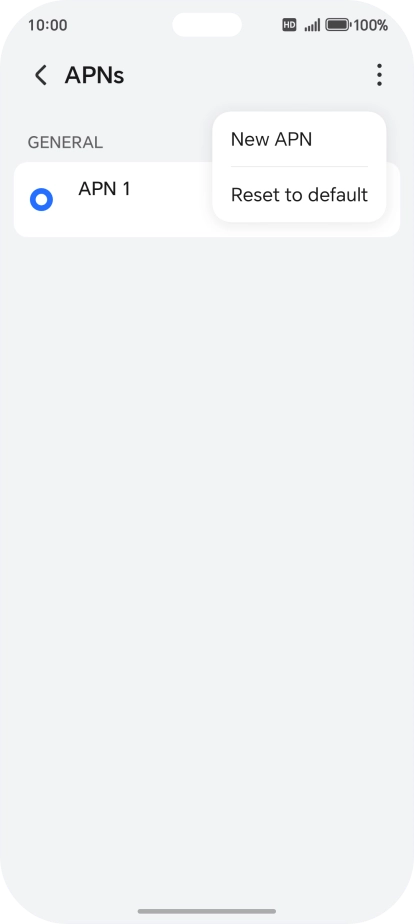 Press New APN.