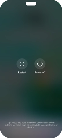 Press Power off. Press Power off.