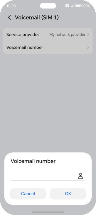 Key in +447836121121 and press OK. Key in +447836121121 and press OK.