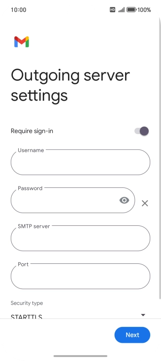 Press the indicator next to Press the indicator next to