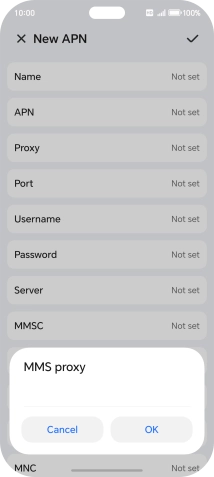 Key in 212.183.137.012 and press OK.