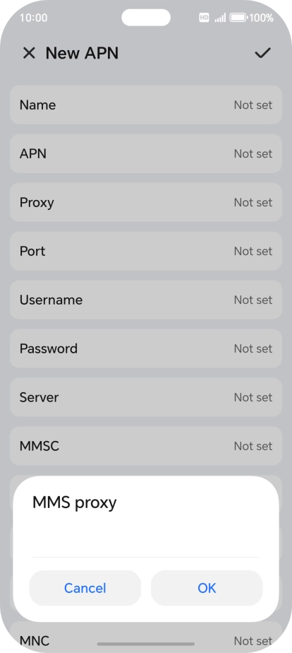Key in 212.183.137.012 and press OK.