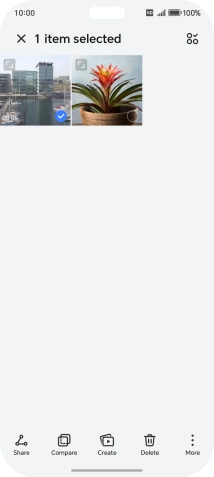 Press the select all icon.