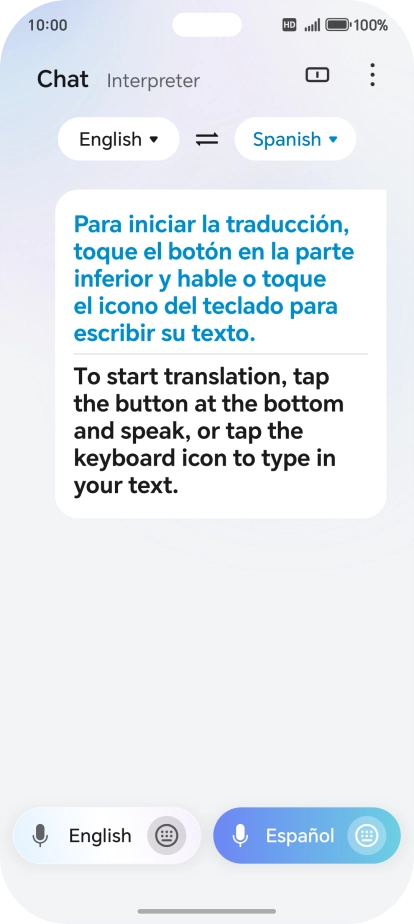 Follow the instructions on the screen to select the required language settings and use the function. Follow the instructions on the screen to select the required language settings and use the function.