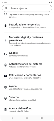 Pulsa Actualizaciones del sistema.