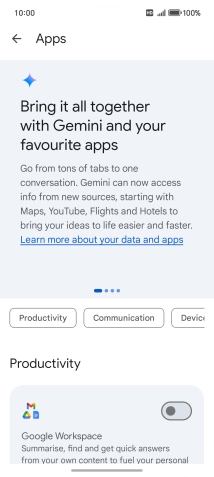 Press the indicator next to the required extension to turn on the function. Press the indicator next to the required extension to turn on the function.