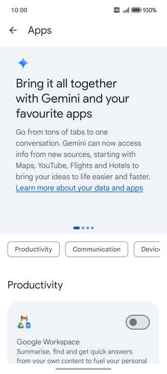 Press the indicator next to the required extension to turn on the function. Press the indicator next to the required extension to turn on the function.