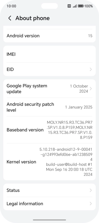 Press EID to see your phone’s EID number. Press EID to see your phone’s EID number.