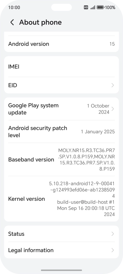 Press EID to see your phone’s EID number. Press EID to see your phone’s EID number.